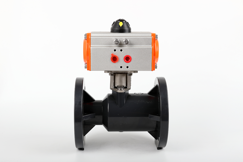 咸安气动法兰一体球阀